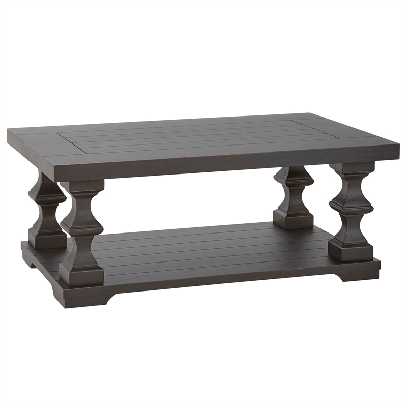 Steve Silver Dory 3pc Coffee Table Set in Brown
