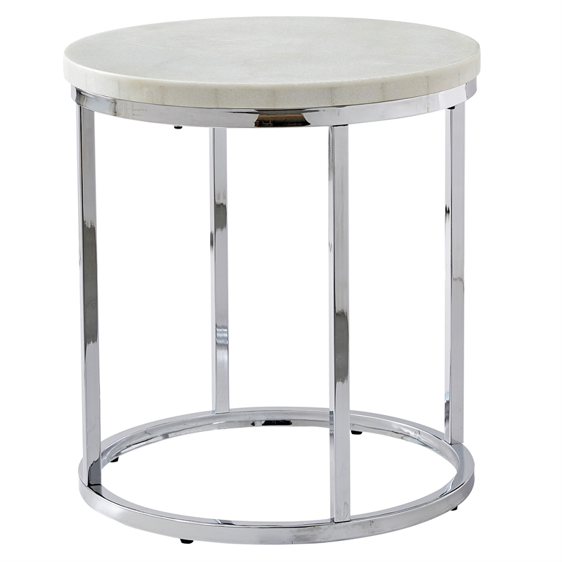 Steve Silver Echo 3pc Coffee & End Table Set in White