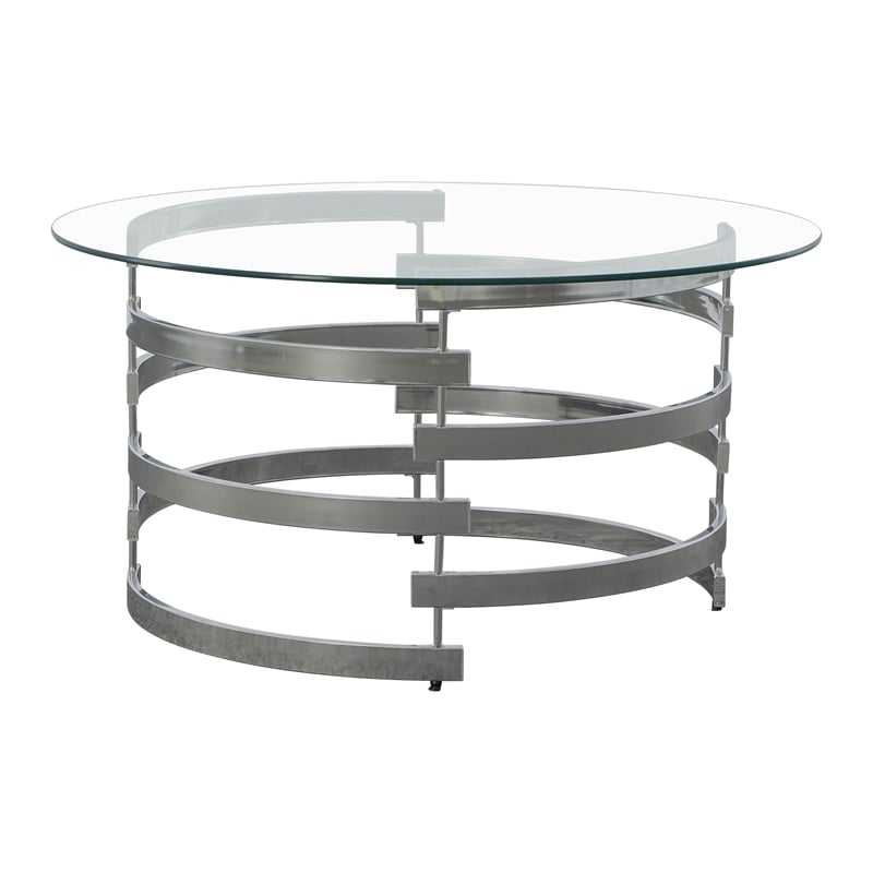 Steve Silver Tayside 3PC Coffee Table Set in Gray