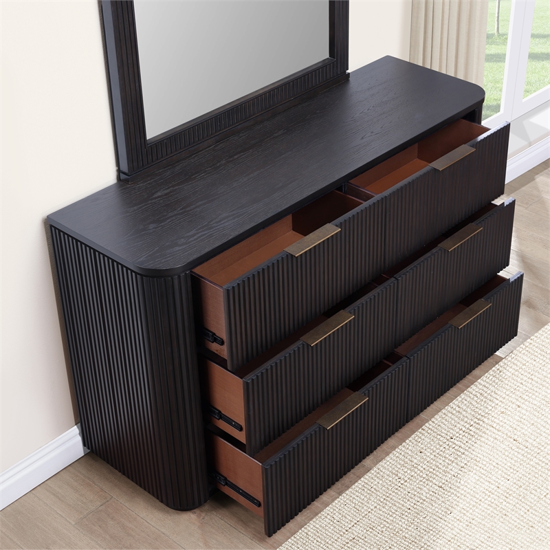 Steve Silver Henry 4pc Queen Bedroom Set in Espresso