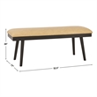 Steve Silver Vida 6-Piece White Marble Dining Set Black Finish