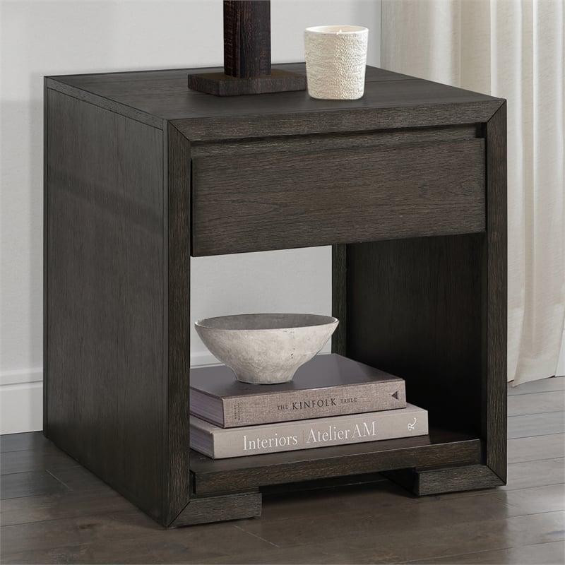 Steve Silver Evan 3-Piece Coffee & End Set Table in Brown