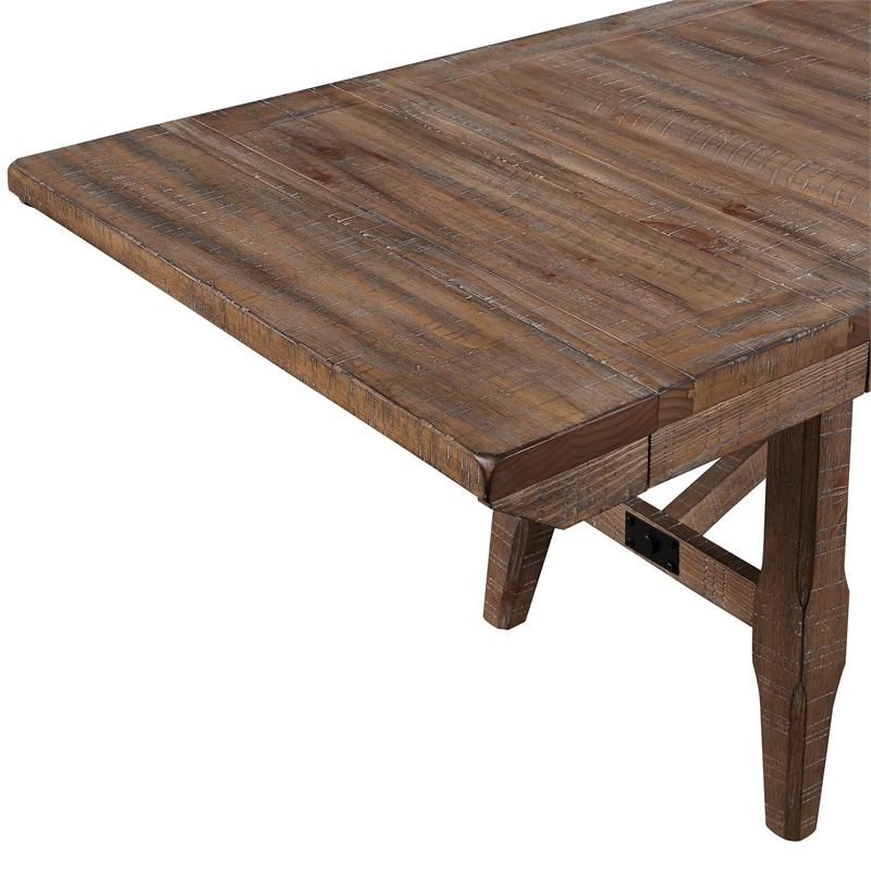 Steve Silver Riverdale 6PC Dining Set in Brown