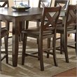 Crosspointe Wood Counter Stool in Dark Espresso Cherry Finish