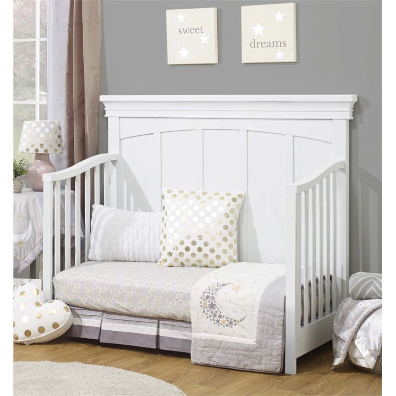 Sorelle Modesto 4-in-1 Crib in White
