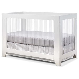 Sorelle Soho Acrylic Crib in White