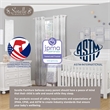 Sorelle Furniture Traditional Pine Wood Full Size Rails in White