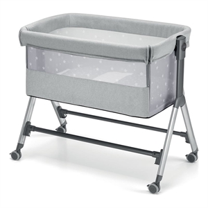 Sorelle Culla Adjustment Height Modern Stainless Steel Sempreconte in Gray