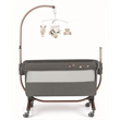 Sorelle Cullami Adjustment Height Modern Stainless Steel Bassinet in Multi-Color