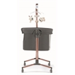 Sorelle Cullami Adjustment Height Modern Stainless Steel Bassinet in Multi-Color
