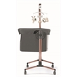 Sorelle Cullami Adjustment Height Modern Stainless Steel Bassinet in Multi-Color