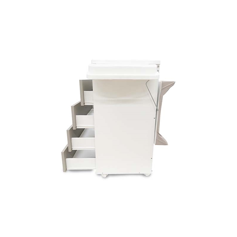 Sorelle Cassettiera Asia 4-Drawer Modern Wood Baby Bath in Multi-Color