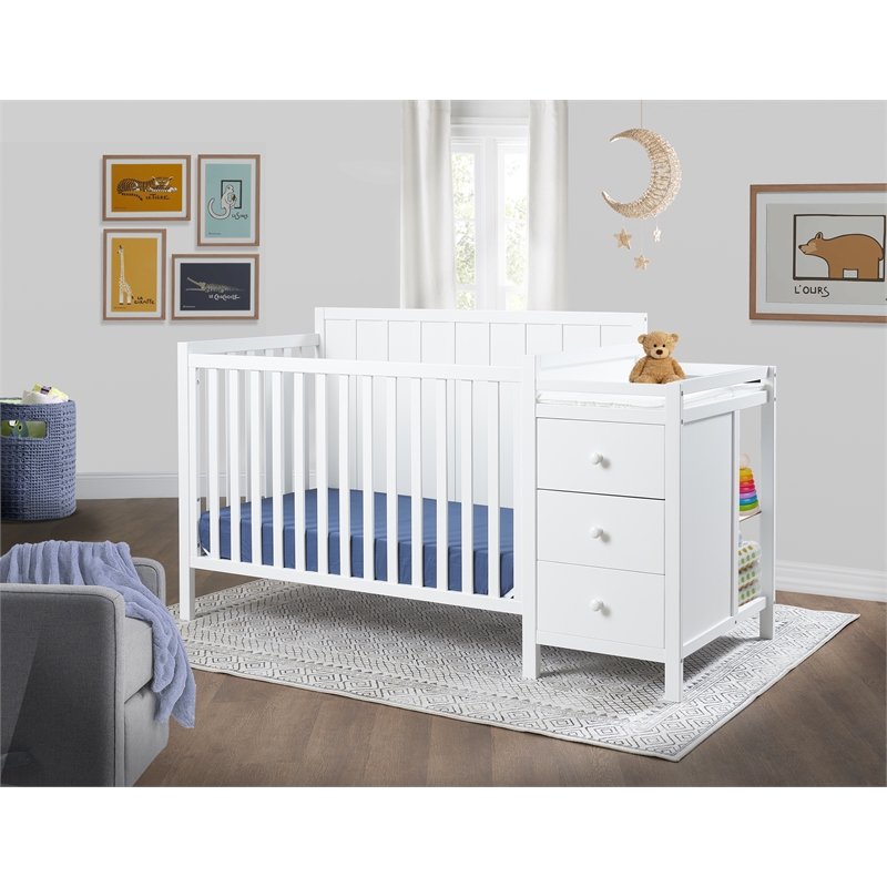 Sorelle Furniture Essex Crib & Changer in White