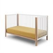 Sorelle Happy Lux 3-in-1 Convertible Crib in Natural & White