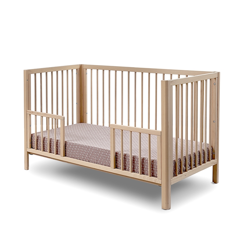 Sorelle Happy Lux 3-in-1 Convertible Crib in Natural