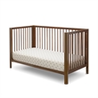 Sorelle Happy Lux 3-in-1 Convertible Crib in Walnut