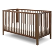 Sorelle Happy Lux 3-in-1 Convertible Crib in Walnut