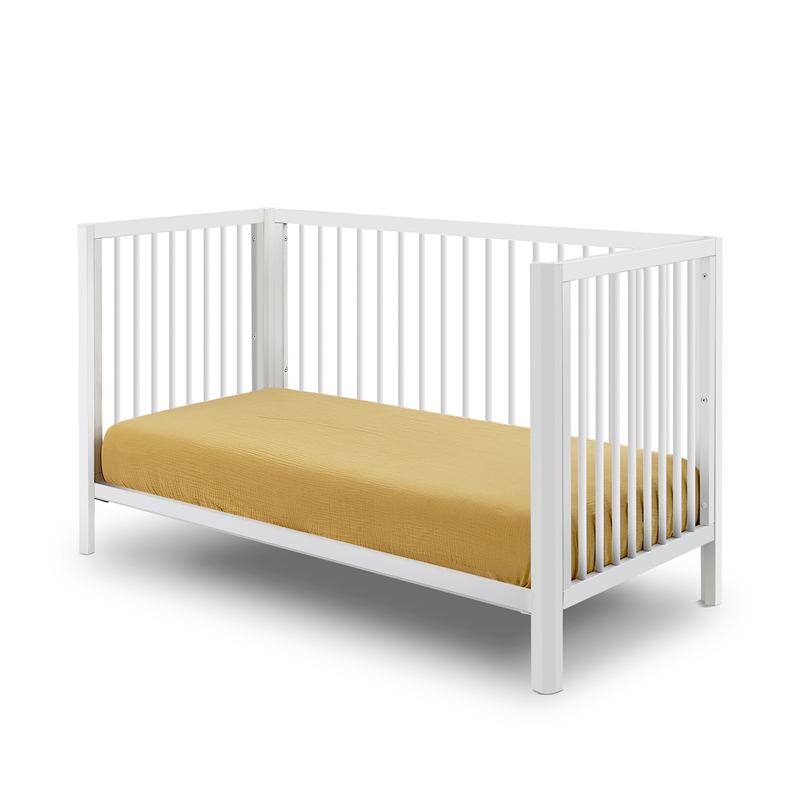 Sorelle Happy Lux 3-in-1 Convertible Crib in White