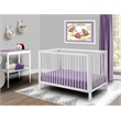 Sorelle Happy Lux 3-in-1 Convertible Crib in White