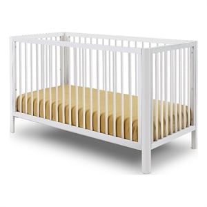 Sorelle Happy Lux 3-in-1 Convertible Crib in White