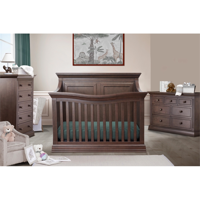 Sorelle Providence Flat Top 4-in-1 Convertible Crib