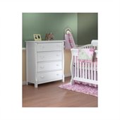 Sorelle Princeton 4 Drawer Dresser in White