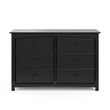 Stork Craft Kenton 5 Drawer Universal Dresser in Gray