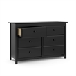 Stork Craft Kenton 5 Drawer Universal Dresser in Gray