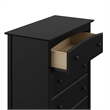 Stork Craft Kenton 6 Drawer Universal Double Dresser in Gray