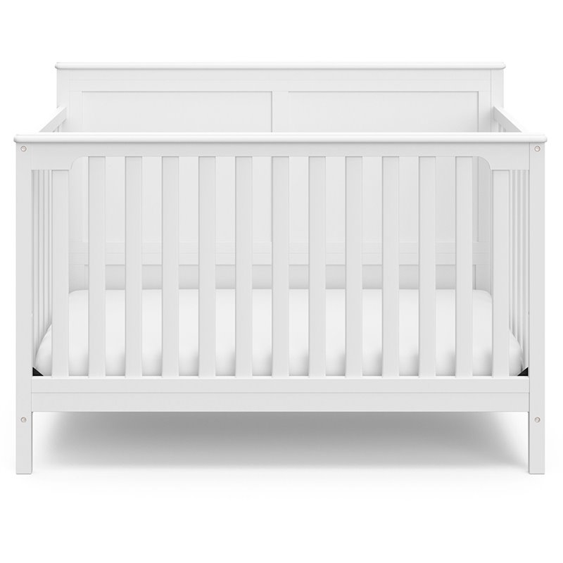 Storkcraft Alpine 4 in 1 Convertible Crib in White