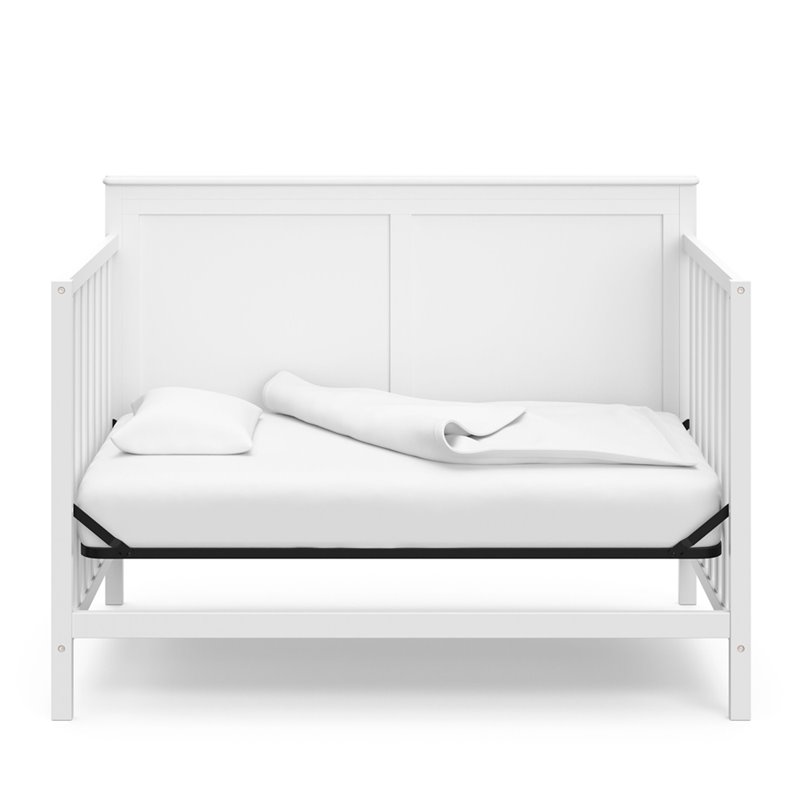 Storkcraft Alpine 4 in 1 Convertible Crib in White