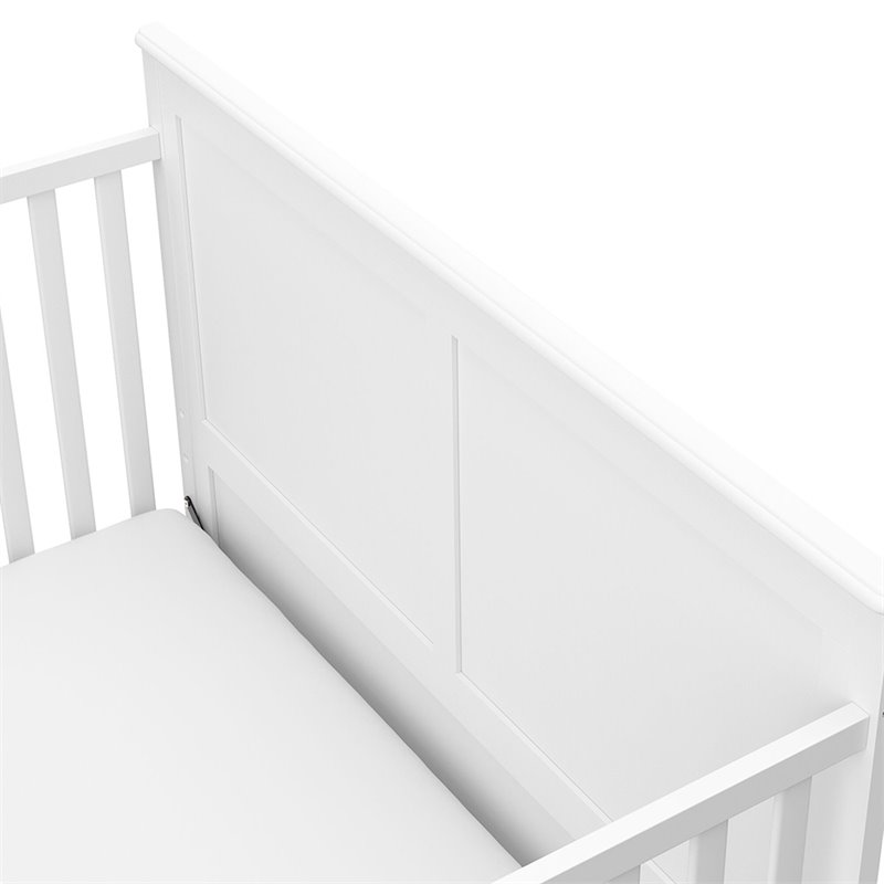 Storkcraft Alpine 4 in 1 Convertible Crib in White