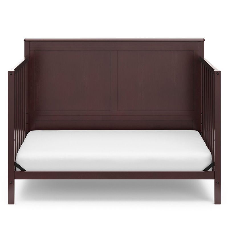 Storkcraft Alpine 4 in 1 Convertible Crib in Espresso