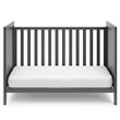 Storkcraft Nestling 3 in 1 Convertible Crib in Gray