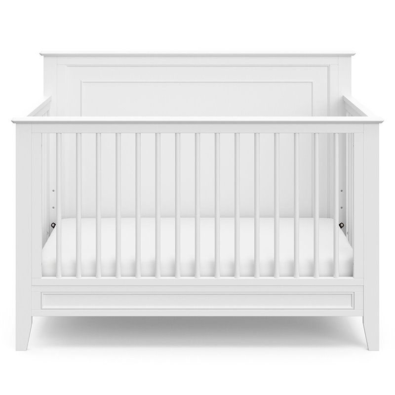 Storkcraft Solstice 4 in 1 Convertible Crib in White