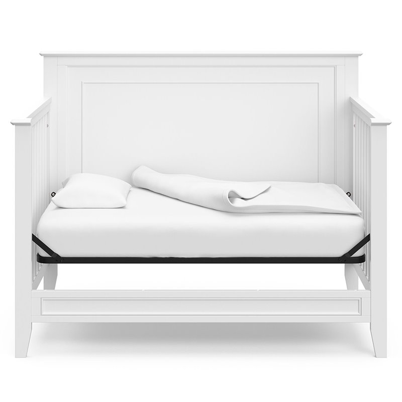 Storkcraft Solstice 4 in 1 Convertible Crib in White