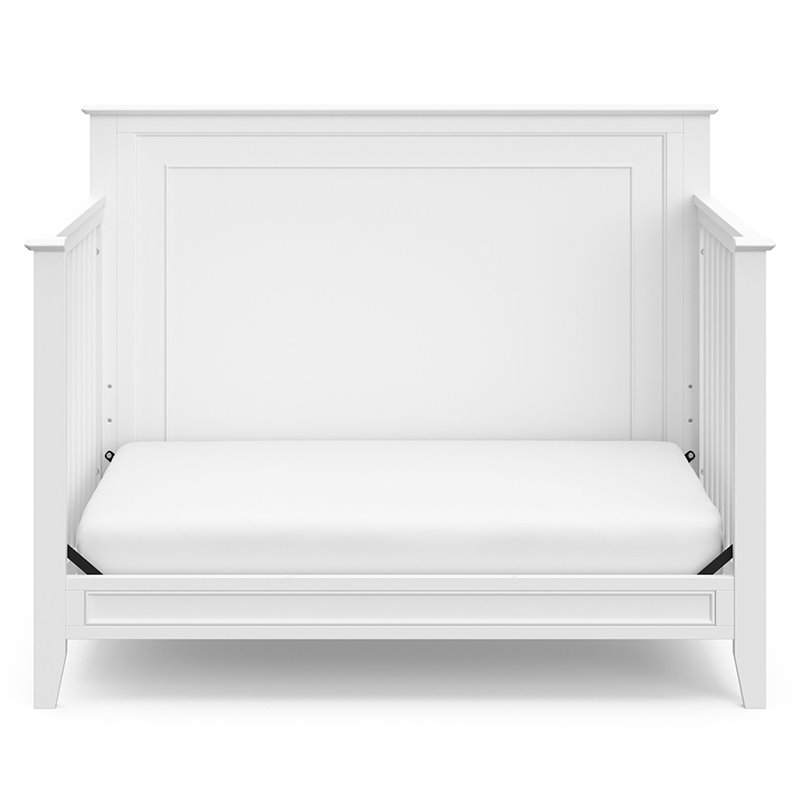 Storkcraft Solstice 4 in 1 Convertible Crib in White