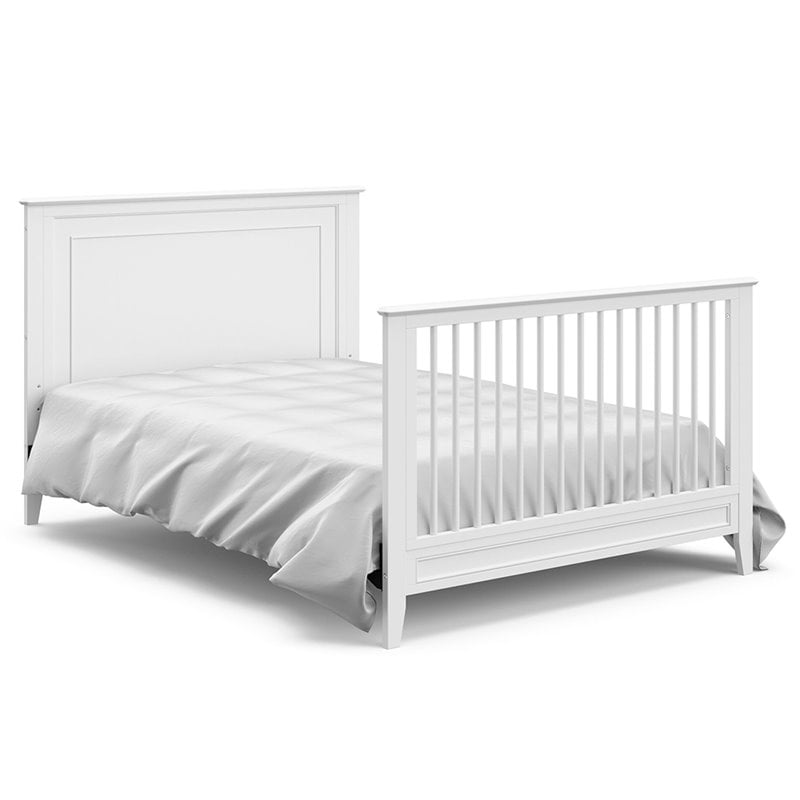 Storkcraft Solstice 4 in 1 Convertible Crib in White