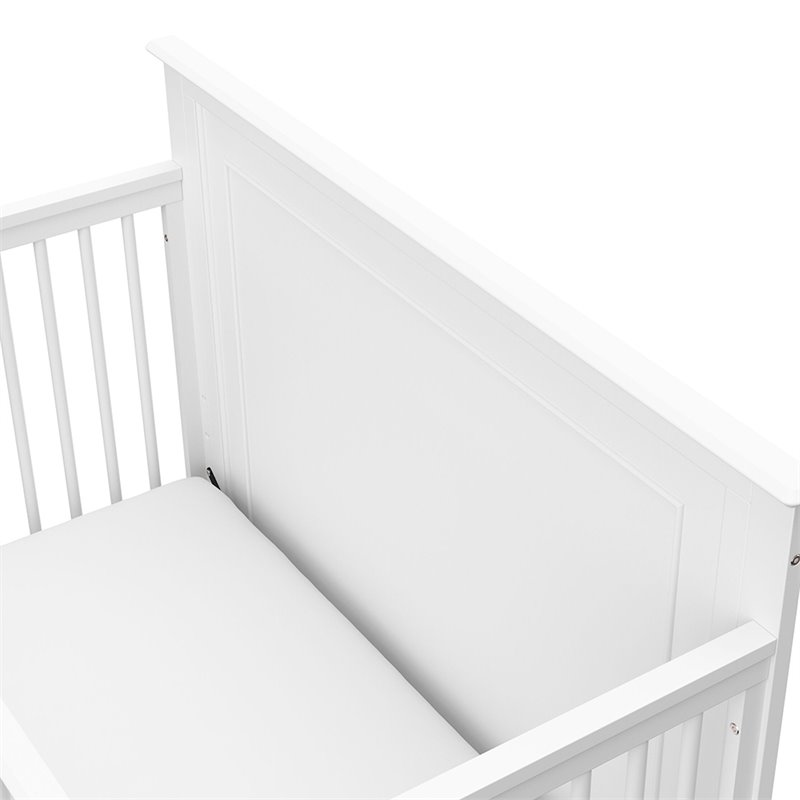 Storkcraft Solstice 4 in 1 Convertible Crib in White