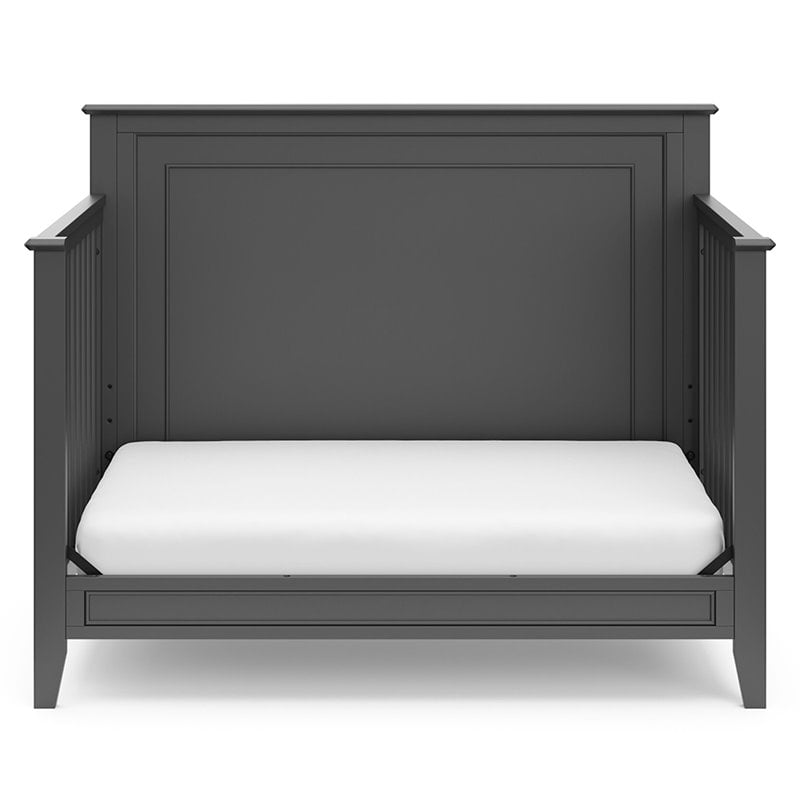 Storkcraft Solstice 4 in 1 Convertible Crib in Gray