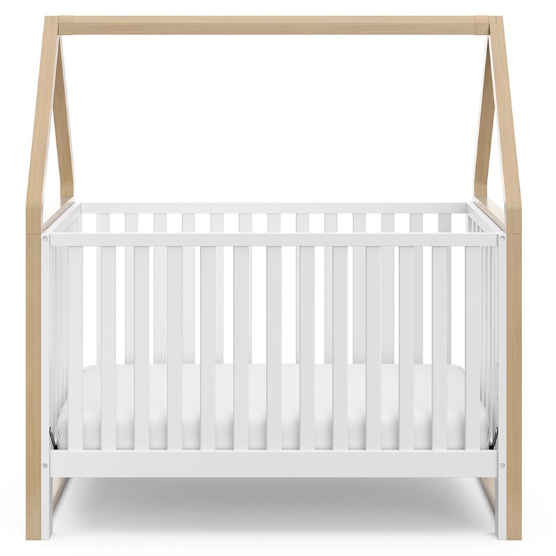 Storkcraft Orchard 5 in 1 Canopy Convertible Crib in Driftwood