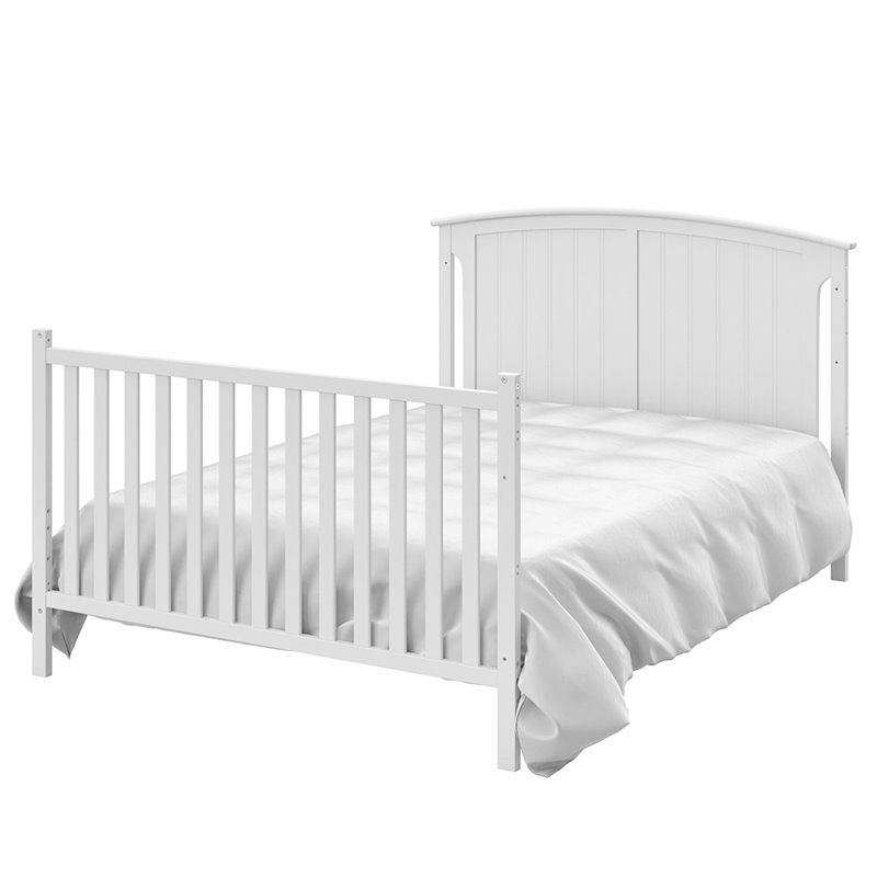Storkcraft Steveston 3 Piece Convertible Crib Set in White