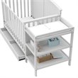 Storkcraft Steveston 3 Piece Convertible Crib Set in White