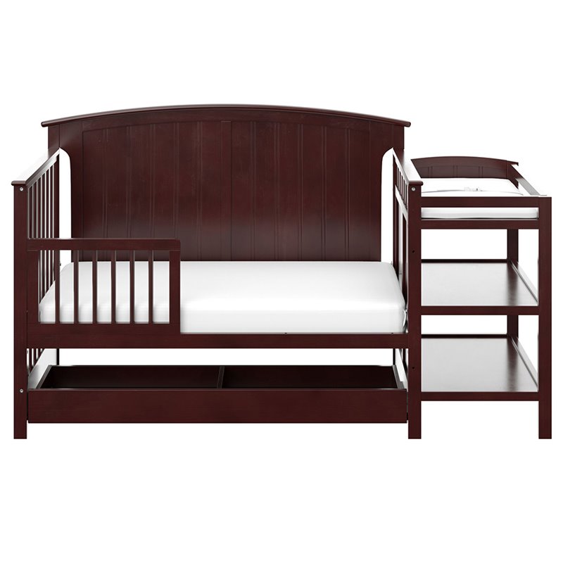 Storkcraft Steveston 3 Piece Convertible Crib Set in Espresso