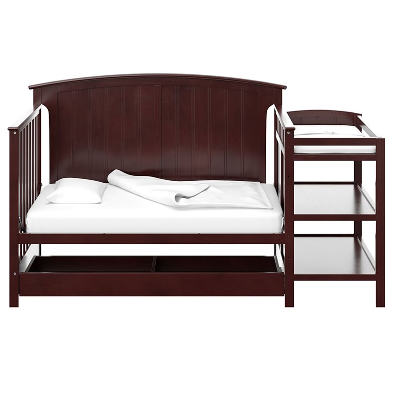 Storkcraft Steveston 3 Piece Convertible Crib Set in Espresso