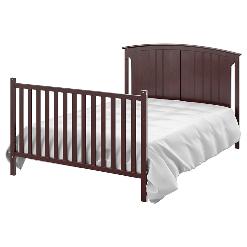 Storkcraft Steveston 3 Piece Convertible Crib Set in Espresso