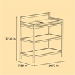 Storkcraft Alpine Changing Table in Gray