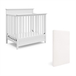 Storkcraft Petal Mini 4 in 1 Convertible Crib in White