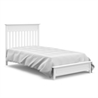 Storkcraft Petal Mini 4 in 1 Convertible Crib in White