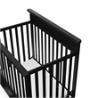 Storkcraft Petal Mini 4 in 1 Convertible Crib in Espresso